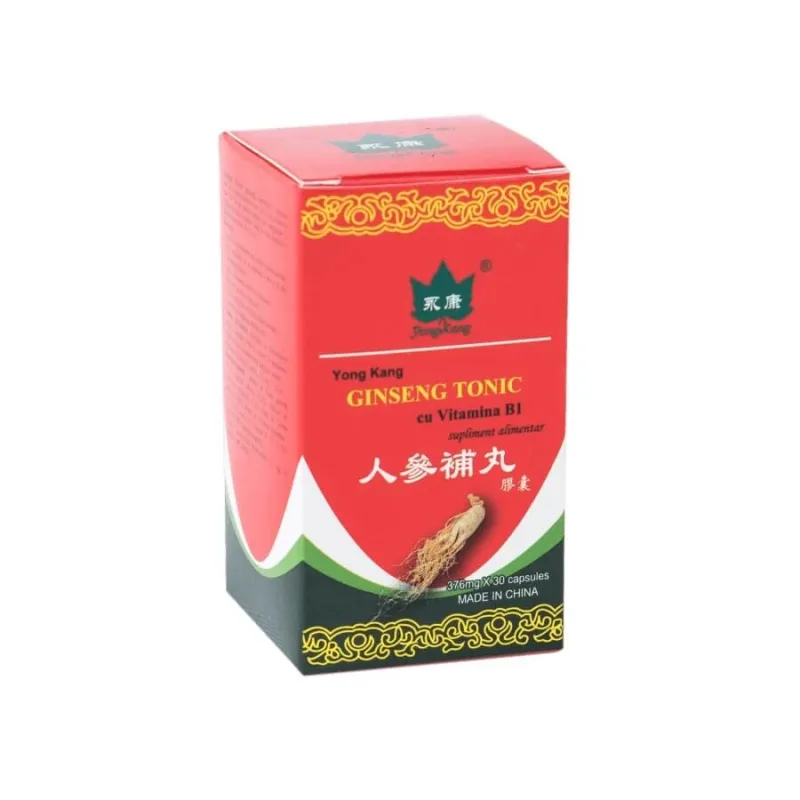 Ginseng Tonic cu Vitamina B1, 30 capsule, Yongkang International China — preț și oferte