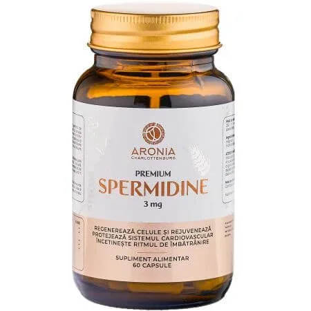 Spermidine Premium, 3 mg, 60 capsule, Aronia Charlottenburg — preț și oferte