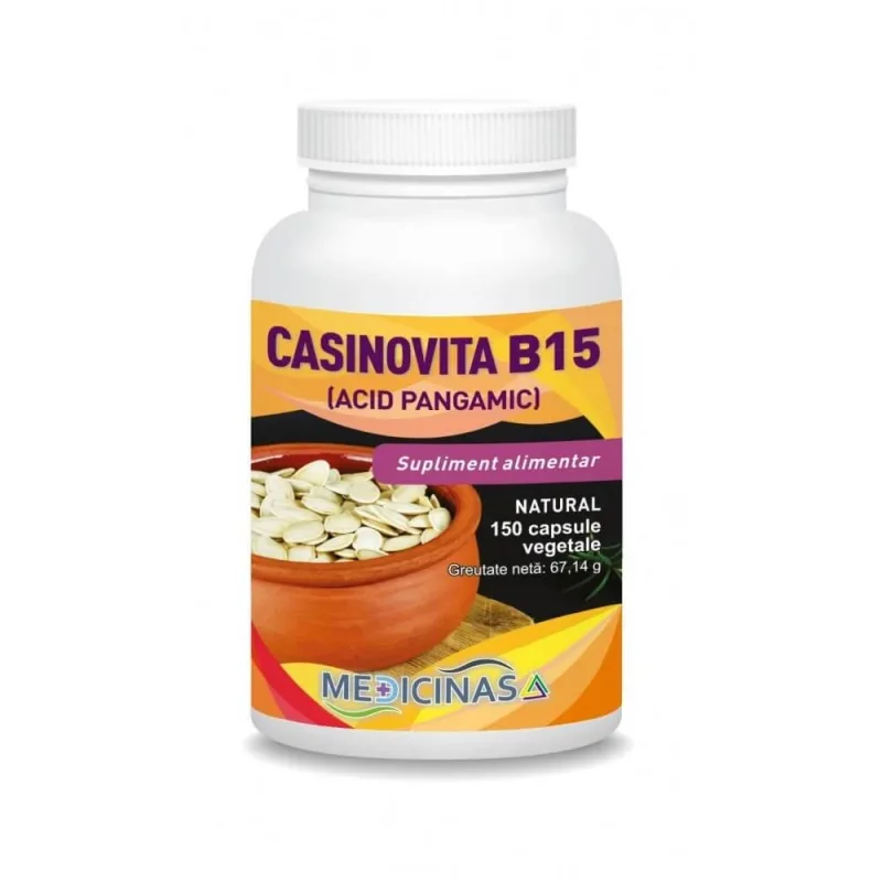 Casinovita B15 (Acid Pangamic), 150 capsule, Medicinas — preț și oferte