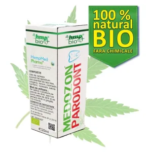 Medozon Parodont ulei de canepa ozonat, 10 ml, HempMed Pharma