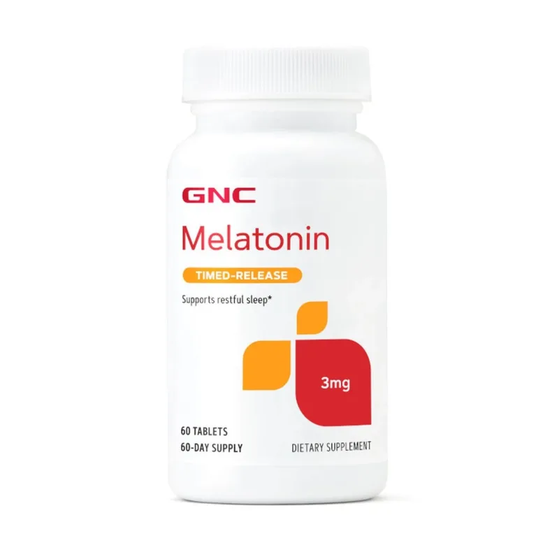 Melatonina 3 mg (131622), 60 tablete, GNC — preț și oferte