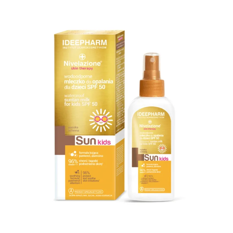 Nivelazione Skin Therapy Sun Kids, Loțiune solară rezistentă la apă pentru copii, SPF 50, 150 ml — preț și oferte