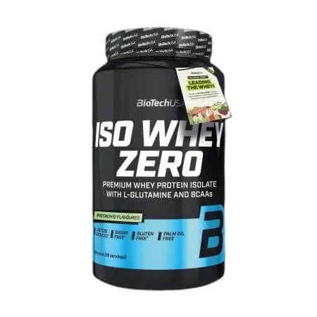 Pudra proteica cu aroma de fistic Iso Whey Zero, 908 g, BiotechUSA — preț și oferte