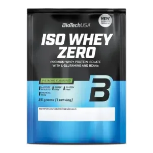 Pudra proteica cu aroma de fistic Iso Whey Zer, 25 g, BiotechUSA