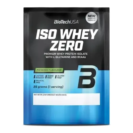 Pudra proteica cu aroma de fistic Iso Whey Zer, 25 g, BiotechUSA — preț și oferte