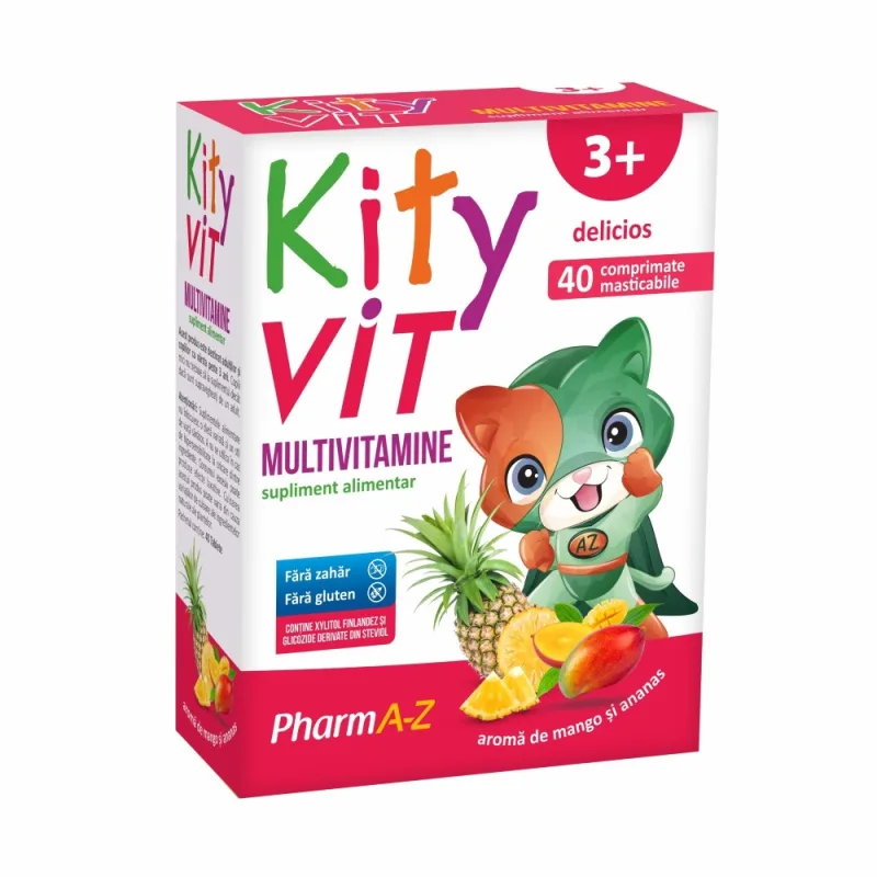 KityVIT Multivitamine 40 comprimate masticabile, Pharma-Z — preț și oferte
