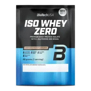 Pudra proteica Cookies Iso Whey Zer, 25 g, BiotechUSA