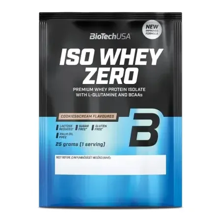 Pudra proteica Cookies Iso Whey Zer, 25 g, BiotechUSA — preț și oferte