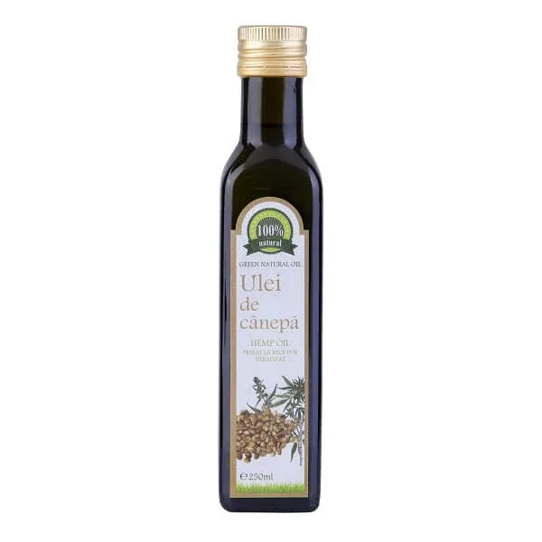 Ulei de canepa presat la rece pur nerafinat, 250 ml, Carmita Classic — preț și oferte
