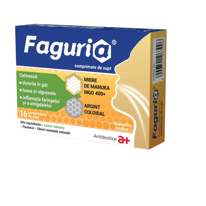 Faguria, 16 comprimate de supt Antibiotice — preț și oferte