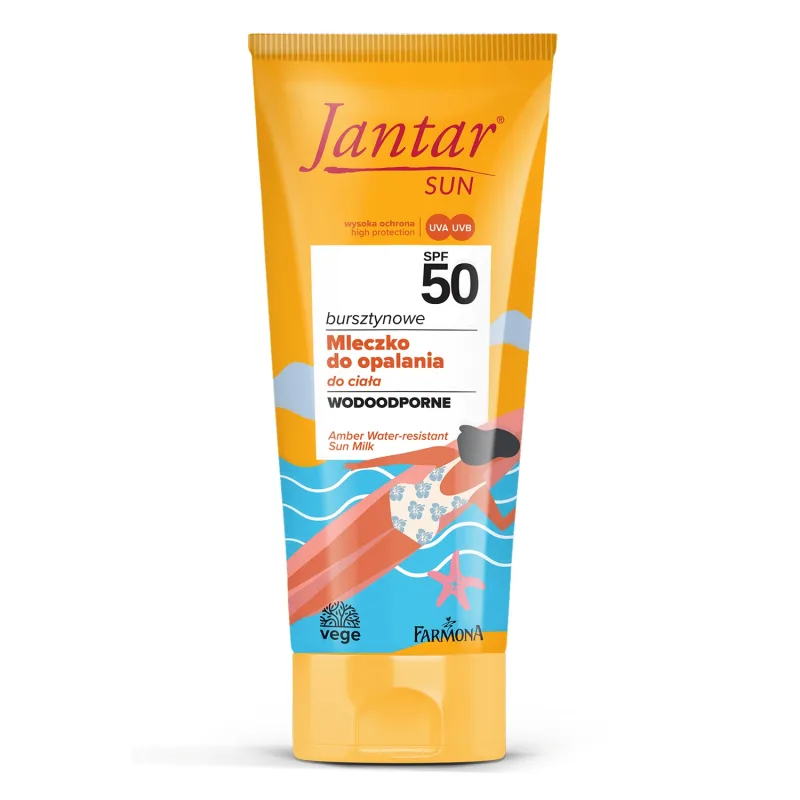Farmona Jantar Sun, loțiune solară ambrată, rezistentă la apă, SPF 50, 200 ml — preț și oferte