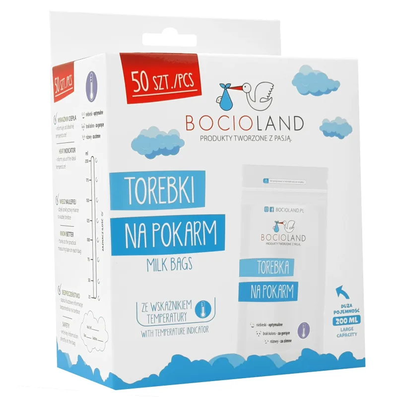 Bocioland, pungi pentru depozitarea alimentelor, 200 ml x 50 bucăți — preț și oferte