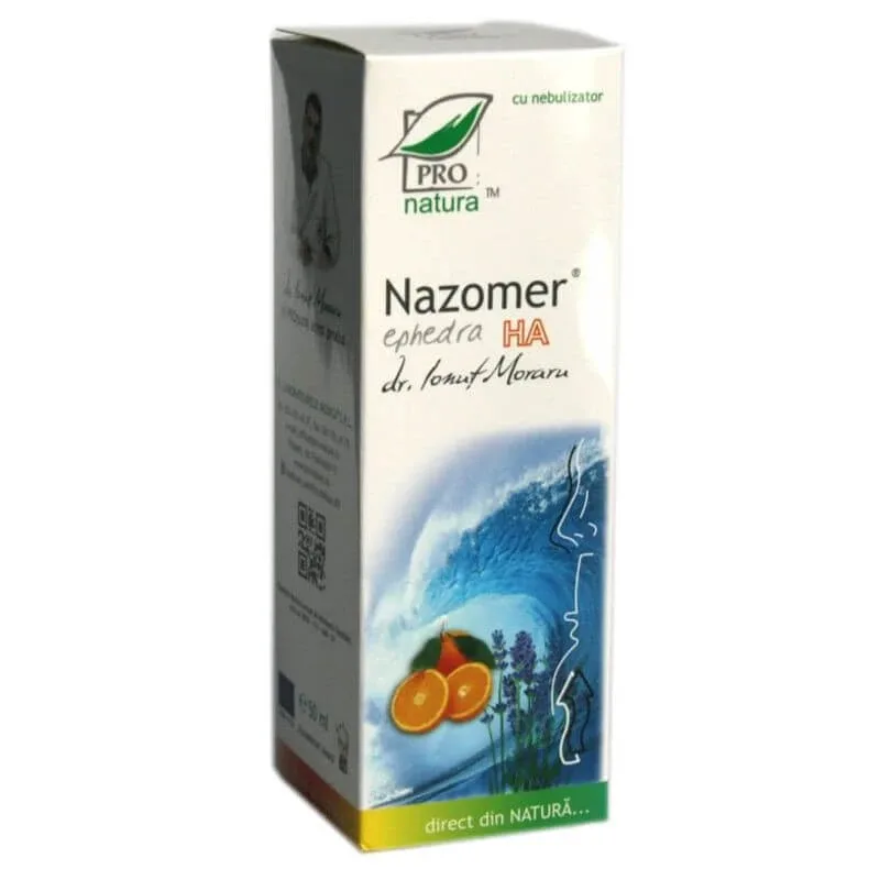 Spray nazal Nazomer Ephedra HA, 50 ml, Pro Natura — preț și oferte