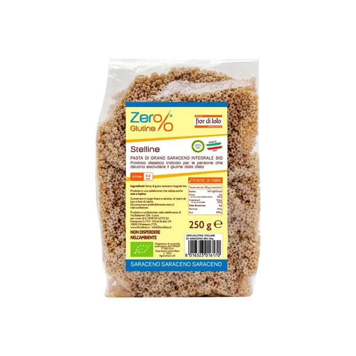 Paste stelline din hrisca fara gluten, 250 g, Fior Di Loto — preț și oferte