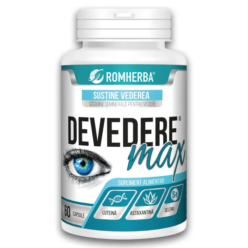 Devedere Max, 60 capsule, Romherba — preț și oferte
