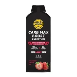 Gel energizant cu aroma de capsuni Carb Max, 60 g, Gold Nutrition
