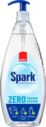 Detergent de vase Spark Zero, 1000 ml, Sano — preț și oferte