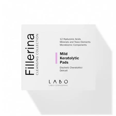 Dischete keratolitice blande Fillerina Cleansing Collection, 60 bucati, Labo Labo Cosprophar Suisse — preț și oferte