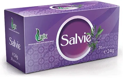 Ceai de Salvie, 20 plicuri, Larix — preț și oferte