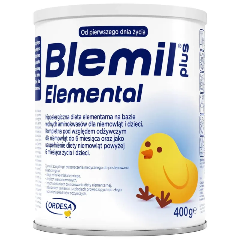 Blemil plus Elemental, pulbere, din ziua 1, 400 g — preț și oferte