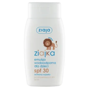 Ziajka, Emulsie de protecție solară rezistentă la apă pentru copii, de la naștere, SPF 30, 125 ml