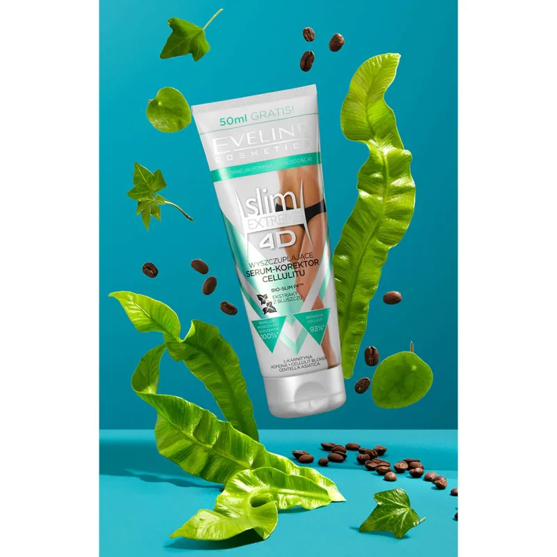 Eveline Cosmetics Slim Extreme 4D, ser de slăbire - corector de celulită, 250 ml — preț și oferte