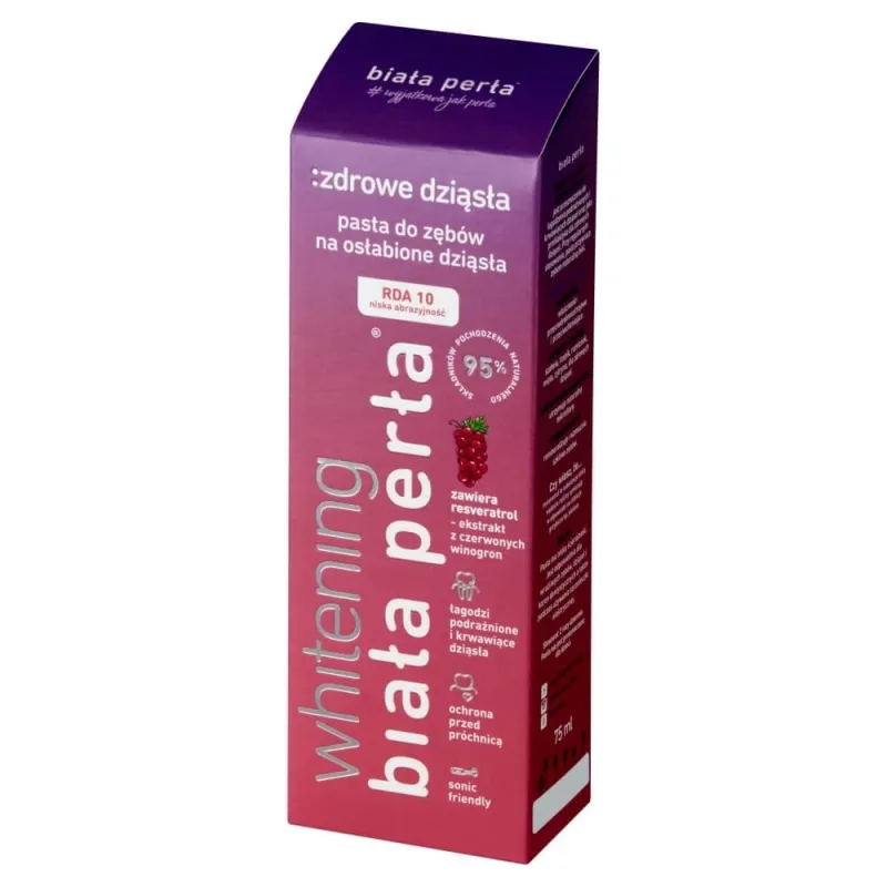 White Pearl Whitening, pastă de dinți specializată, Gingii sănătoase, 75 ml White Pearl (Biala Perla) — preț și oferte