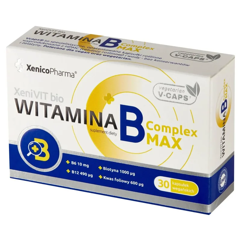 Vitamina B Complex MAX, 30 capsule — preț și oferte