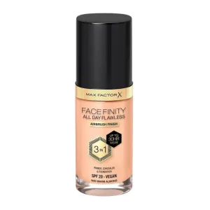 Max Factor Facefinity All Day Flawless 3 în 1 Fond de ten lichid N45 Warm Almond, 30ml
