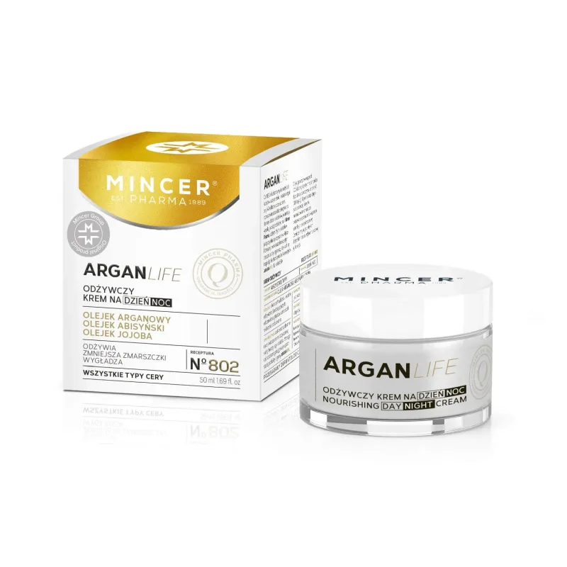 Mincer Pharma ArganLife Crema revitalizantă de zi și de noapte nr.802, 50ml — preț și oferte