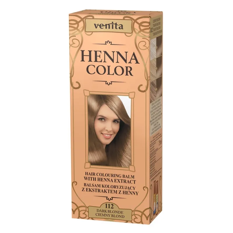 Venita Henna Color Loțiune colorantă cu extract de henna 112 Blond închis, 75ml — preț și oferte