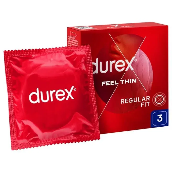 Prezervative Durex Feel Thin Classic Thin Latex, 3 bucăți — preț și oferte