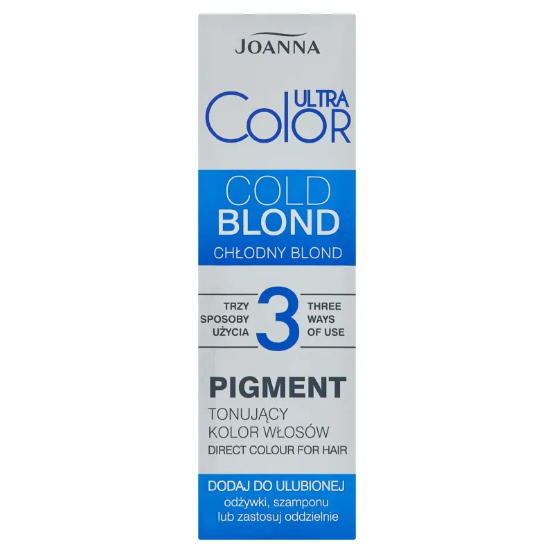 Joanna Ultra Color Culoare de păr Toning Pigment Chodny Blonde, 100ml — preț și oferte