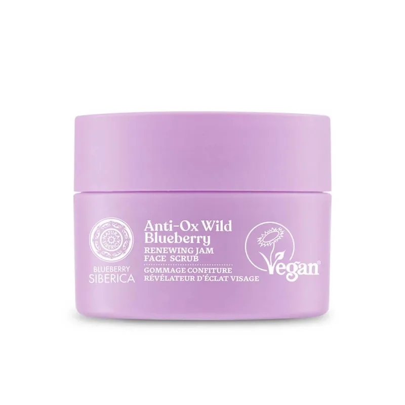 Scrub facial revitalizant vegan cu afine Natura Siberica, 50ml — preț și oferte