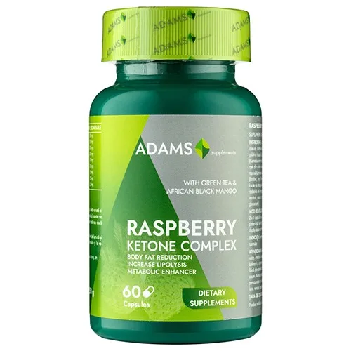 Ketone Complex extras din zmeura, 60 capsule, Adams ADAMS VISION — preț și oferte