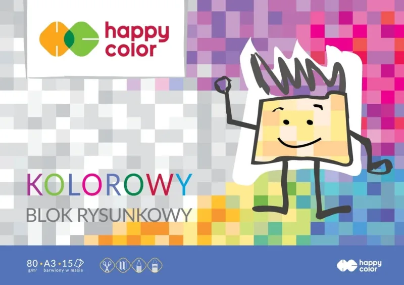 Happy Color Bloc de desen, culoare A3, 15 coli — preț și oferte