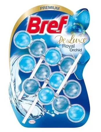 Suspensie de toaletă Bref De Luxe Royal Orchid, 3 x 50g — preț și oferte