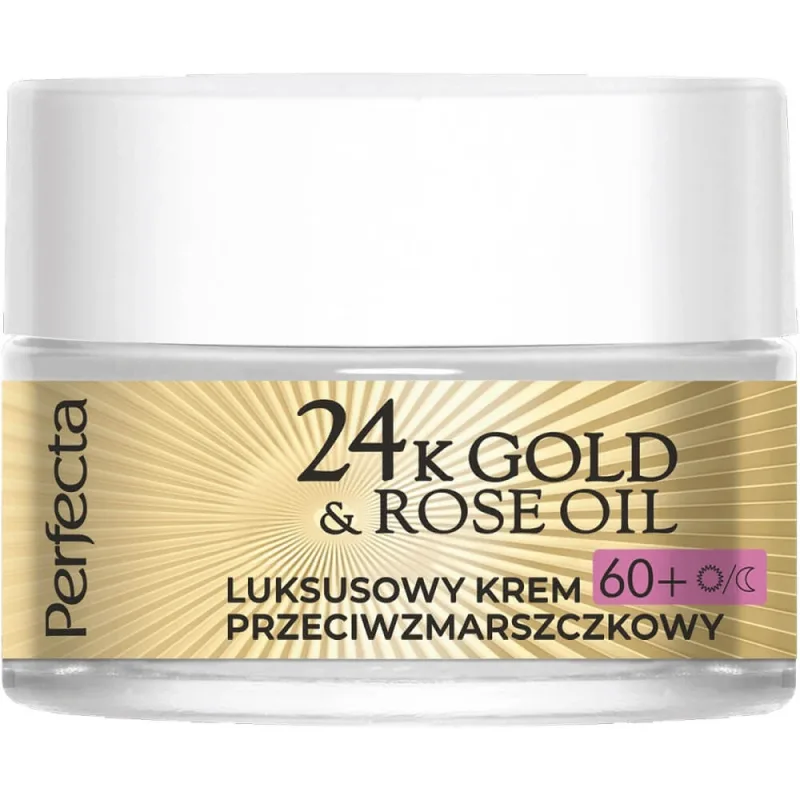 Perfecta 24K Gold amp; Rose Oil Cremă de zi și de noapte antirid de lux 60+, 50ml — preț și oferte