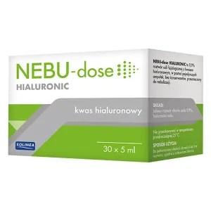 Soluție Nebu-Dose Hyaluronic pentru nebulizare cu acid hialuronic 0,9%, 5 ml x 30 fiole, Solinea