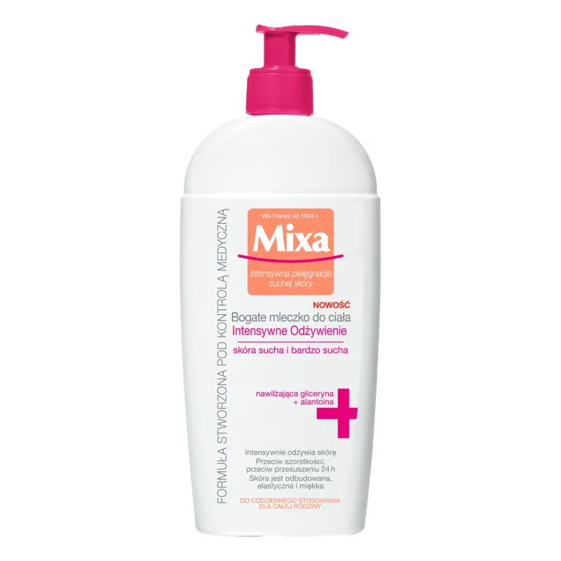 Mixa Shea Nourish, loțiune de corp, piele uscată, 400 ml — preț și oferte