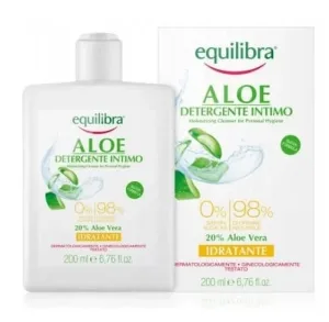 Equilibra, gel de igienă intimă, hidratant, aloe vera, 200 ml