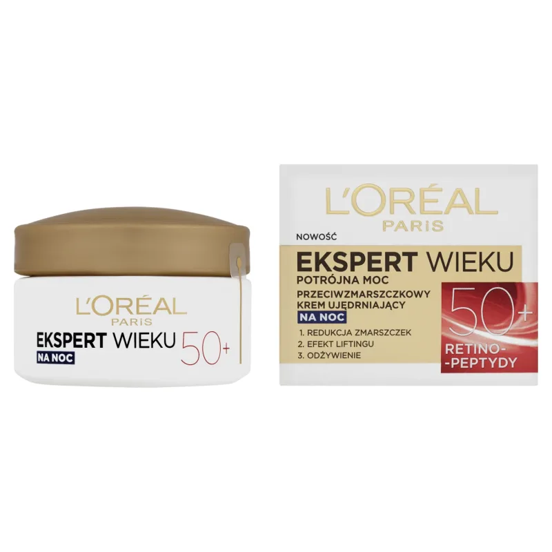 L'Oreal Expert Age 50+, Cremă de noapte antirid și fermitate, 50 ml L'Oréal Paris — preț și oferte