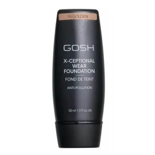 Gosh X-Ceptional Wear Fond de ten de lungă durată 16 Golden, 30ml — preț și oferte