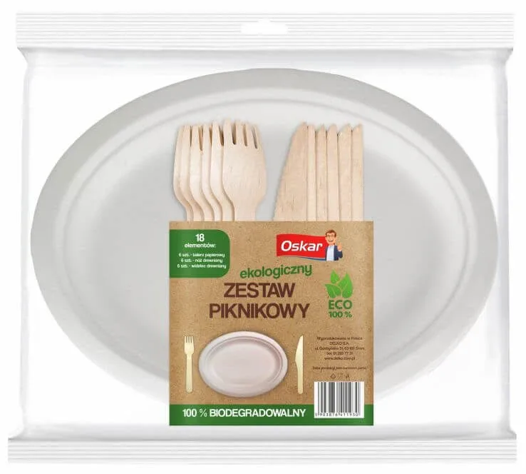 Oskar, Set de picnic Weekend ECO, 18 bucăți — preț și oferte