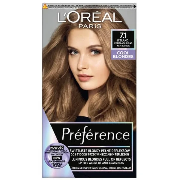 L Oreal Paris Preference Cool Blondes Ceară colorantă 7,1 Islanda — preț și oferte