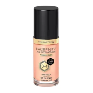 Max Factor Facefinity All Day Flawless 3 în 1 Fond de ten lichid C50 Natural Rose, 30ml