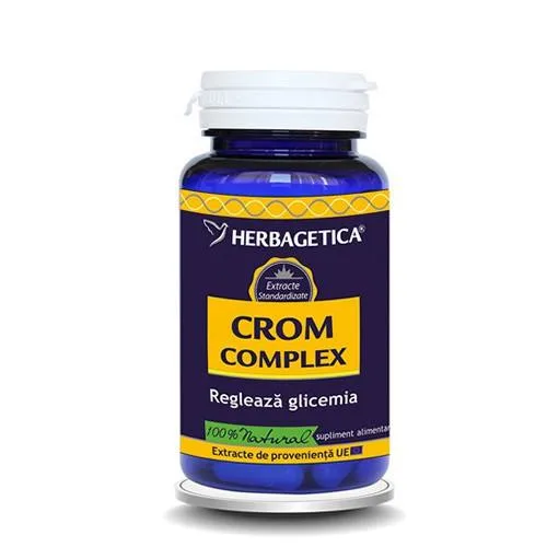 Crom complex, 30 capsule, Herbagetica — preț și oferte