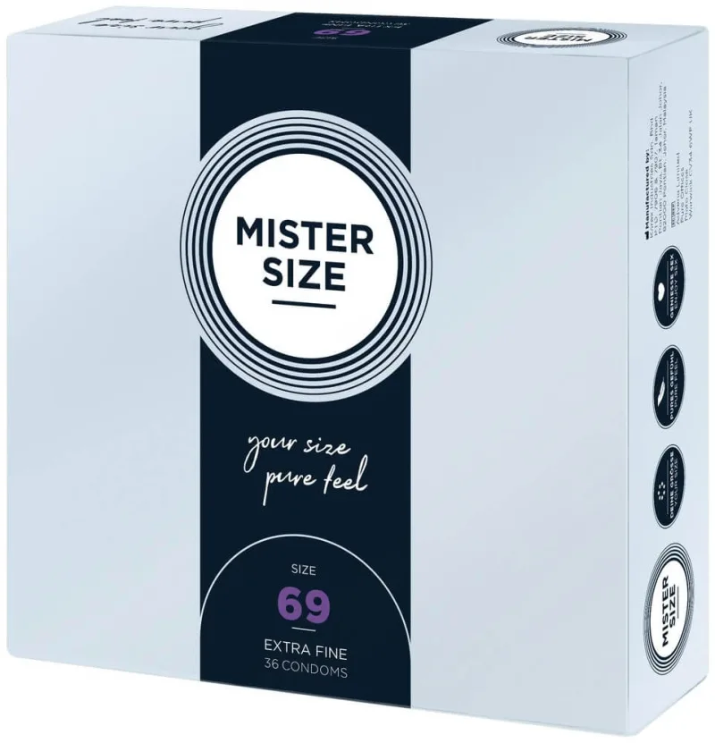 Mister Size, prezervative de 69 mm, 36 bucăți — preț și oferte