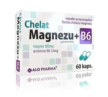 Chelat de magneziu + B6, 60 capsule — preț și oferte