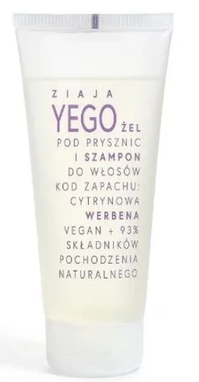 Ziaja Yego, el duș și șampon pentru wos Lemon Verbena, 200 ml - Utilizare pe termen lung!